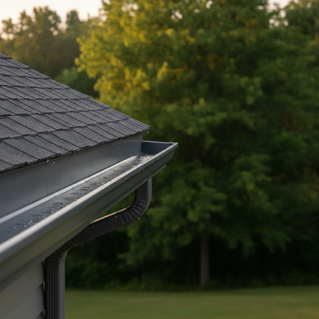 clean gutters  - no people or no text