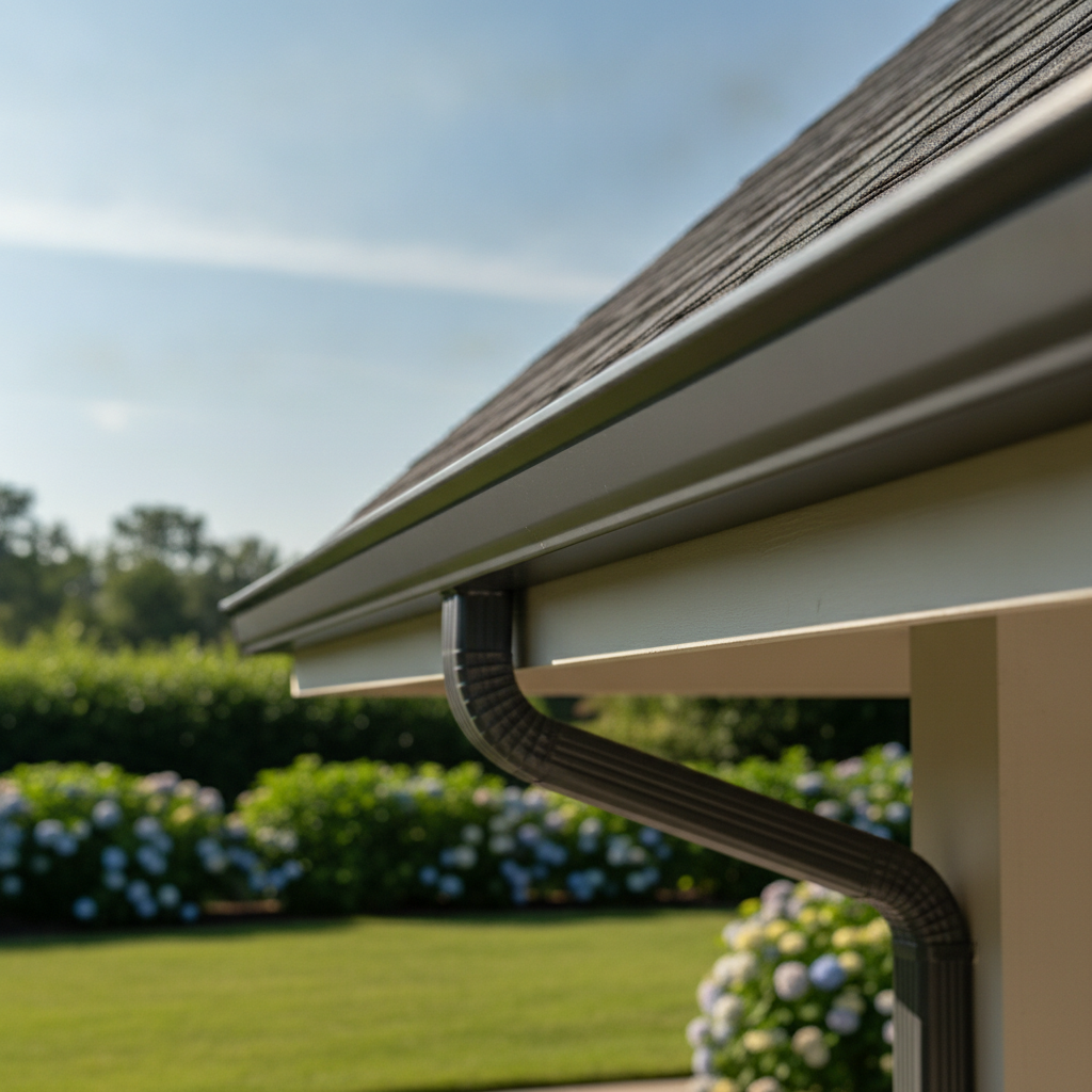 clean gutters  - no people or no text